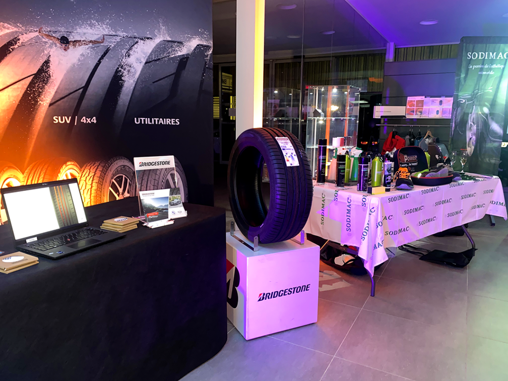 Pneus Bridgeston à la soirée MRA du Groupe BMS